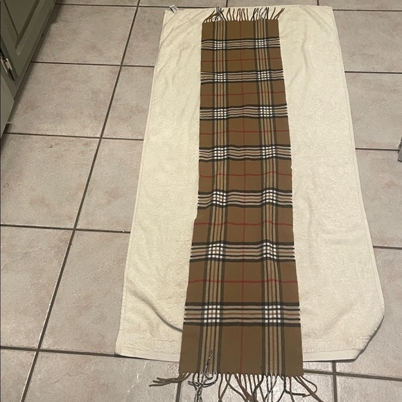 Cashmink Plaid Tartan Fringe Scarf - Picture 3 of 5